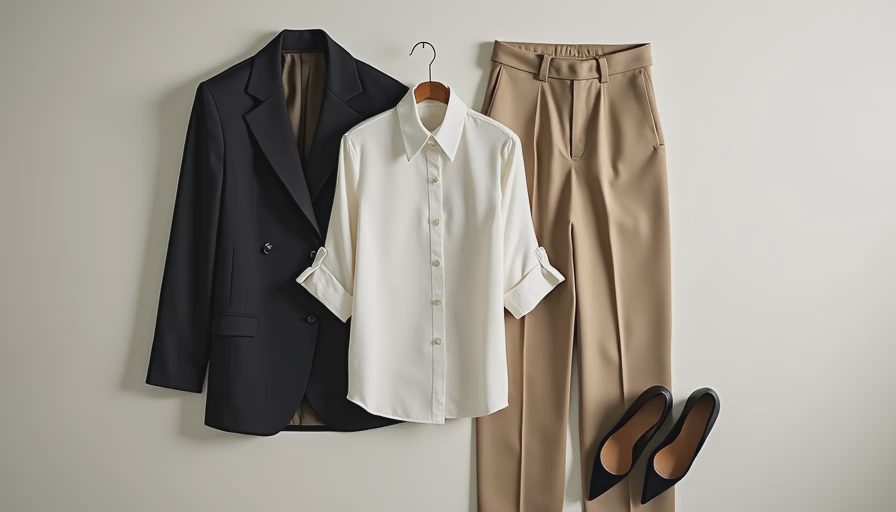 Flats-friendly workwear pieces that stay polished all day Work outfit building blocks designed to work well with comfortable flats