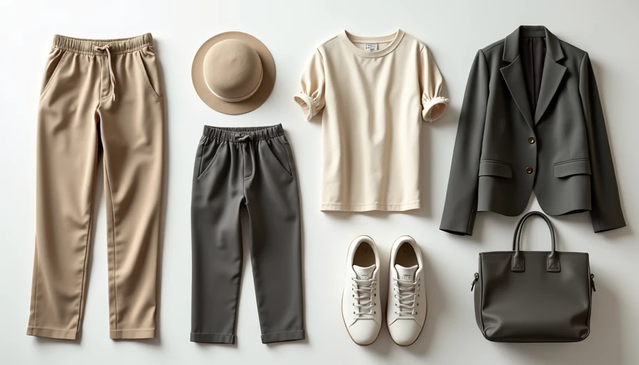 Monochrome outfit examples using texture and tonal dressing for balance
