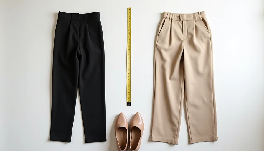 Correct pant lengths for petite women with clean ankle hem and flattering proportions