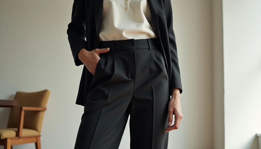 Complete outfit with styled Zara trousers that create balance and elegance