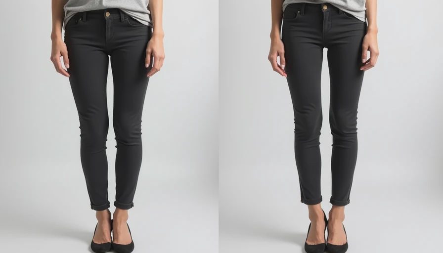 Pant length transformation for petite frames