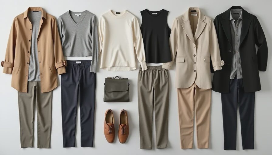 How the 10 pieces create dozens of outfits Mix and match examples from my petite capsule wardrobe