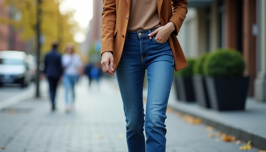 Stylish affordable jeans outfit for petite women in real life