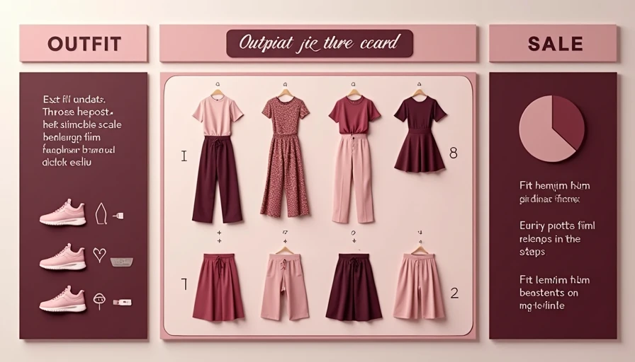 Visual context for petite outfits