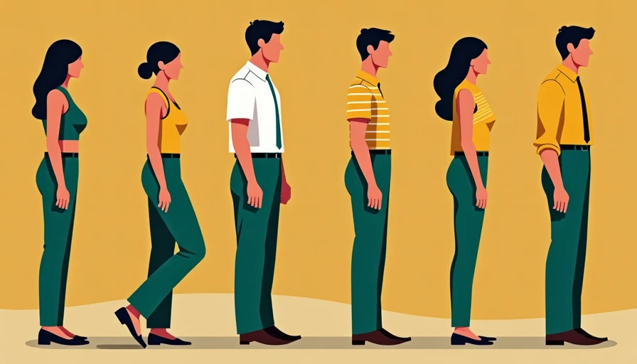 Illustration for how to look taller