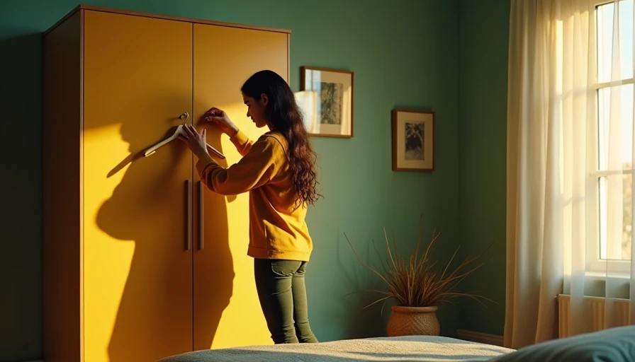 Visual context for petite wardrobe