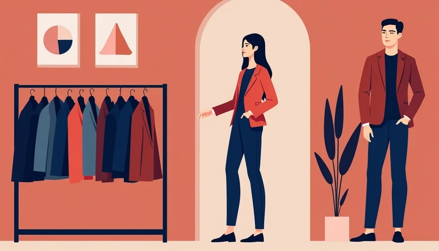 Visual context for petite blazer